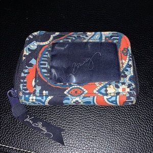 Vera Bradley Blue and Orange Paisley Wallet